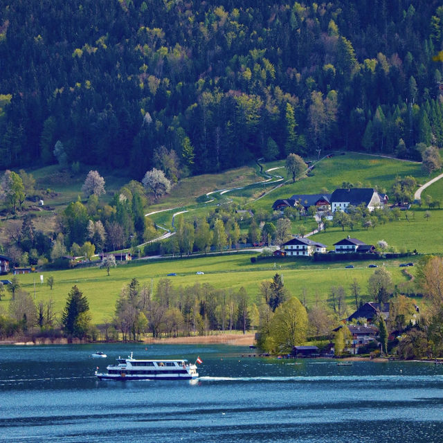 🇦🇹奧地利最美湖景之一｜聖沃爾夫岡湖🛥️ 