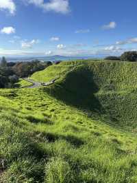紐西蘭 ｜登奧克蘭伊甸山 Mount Eden Summit