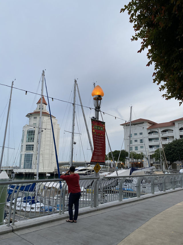 Relaxing stroll at Straits Quay Penang