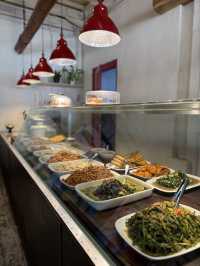 Hearty cheap nasi campur in Sanur