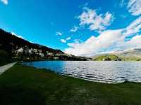 Summer Stroll Around Lake St. Moritz – Alpine Calm at Its Finest