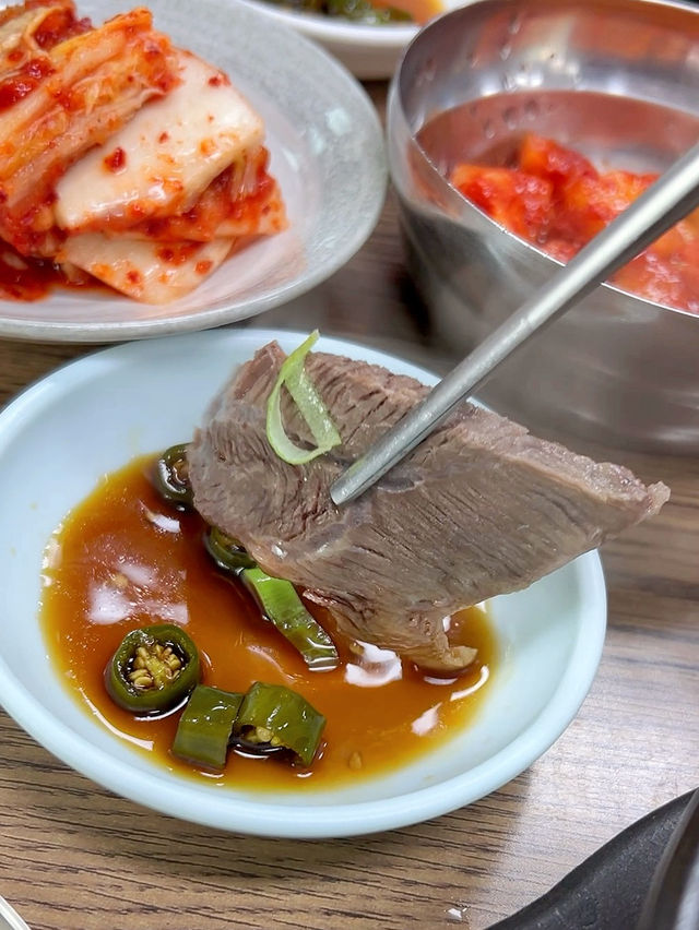 🇰🇷清州✈️絕對不能錯過的雪濃湯장수설렁탕