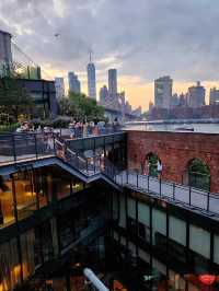 🍸夕陽、夜景、微醺調酒｜Time Out Market Bar 紐約夜晚的浪漫角落