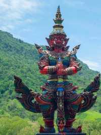 องค์ท้าวเวสสุวรรณลอยฟ้า’ ที่วัดป่าคาสามัคคี