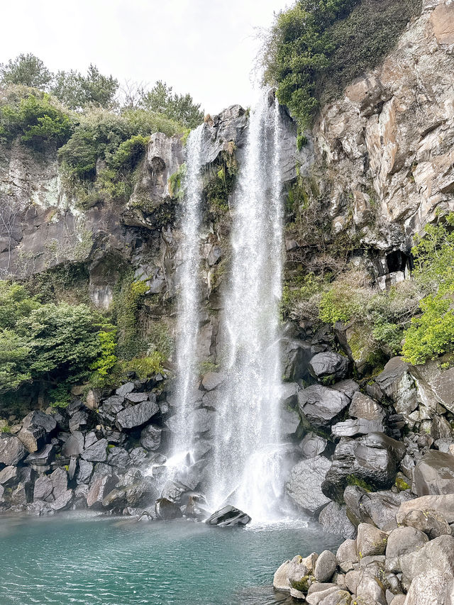 🌊 濟洲正房瀑布 Jeongbang Waterfall