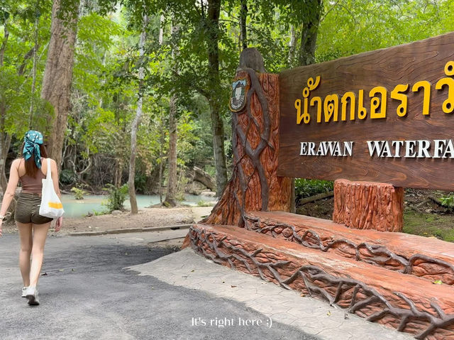 💧🏞️ น้ำตกเอราวัณ – สวรรค์กลางป่ากาญจนบุรี 