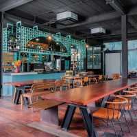 📍 Roof-Cafe 🏙️🍽️🍰☕️ ~บางนา~
