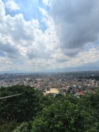 Monkey Temple, The Giant Dome famous stupa in Kathmandu