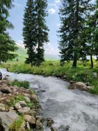 Majestic Beauty of Mengteke Ancient Road in Tangbula, Nilk County
