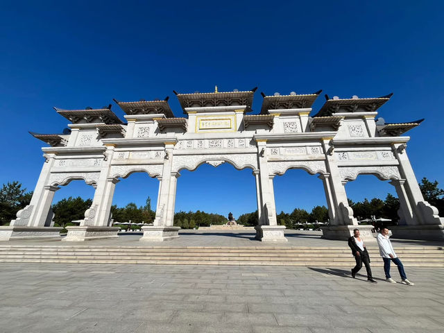 🏛️ Walking in the Footsteps of a Legend — Genghis Khan Mausoleum