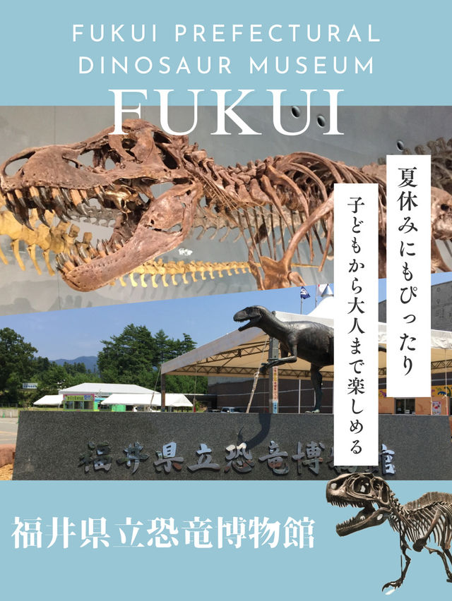 夏休みにも！こどもから大人まで楽しめる【福井県立恐竜博物館】🦖