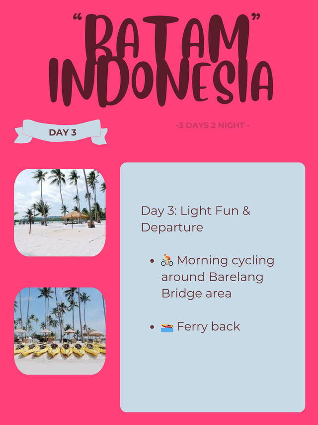 🇮🇩 Batam Itinerary: Extreme Sports & Thrill Seekers 🪂🚤