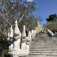 พระมหาธาตุเจดีย์ภักดีประกาศ เช็คอินคู่ทะเลบ้านกรูด