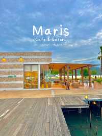  Maris Cafe คาเฟ่ริมทะเลสัตหีบ มู้ดดีมาก 🍰🍹