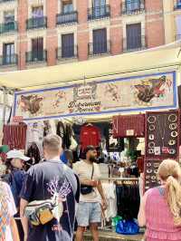 歩行者天国サンデーマーケット🇪🇸マドリード旅