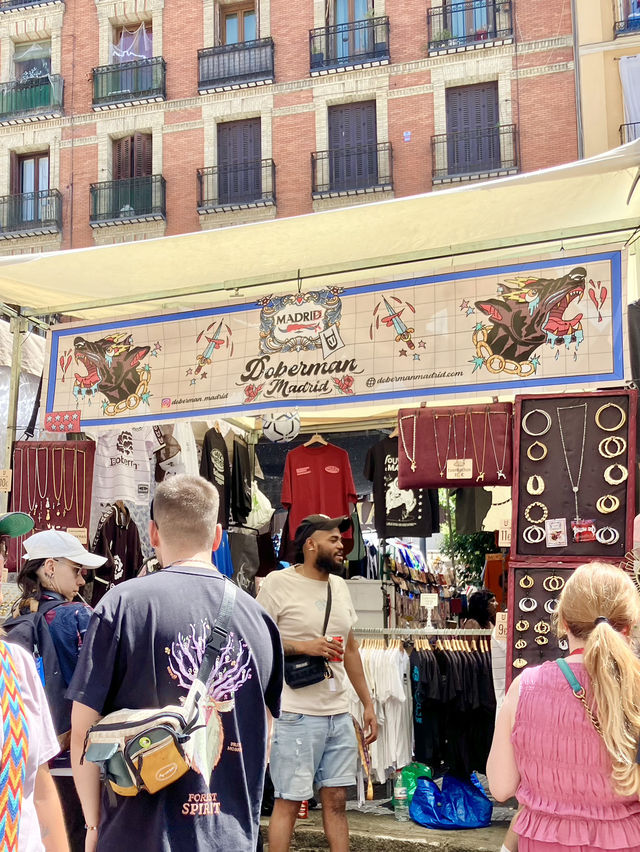 歩行者天国サンデーマーケット🇪🇸マドリード旅