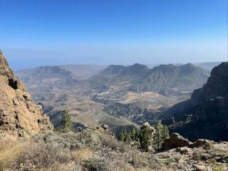 그란 카나리아의 정상에서 바라본 장엄한 풍경