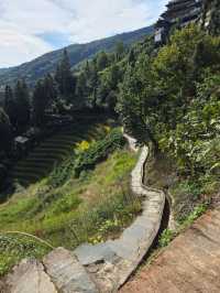 Деревня Пинъань на рисовых террасах Лунцзи: