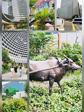 four meters tall bronze sculpture