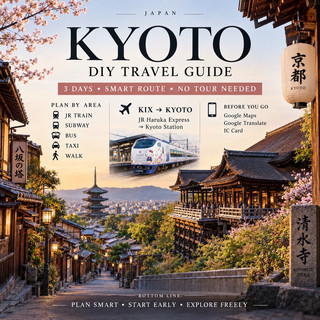 京都3日自由行終極攻略 🚆✨