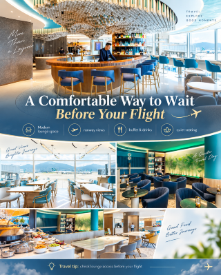 ✈️ One travel tip that makes airport waiting much more comfortable
