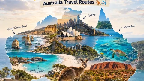 호주에서 가장 인기 있는 여행 루트 5선 🇦🇺 Australia Travel Routes — traveler post in 호르섬