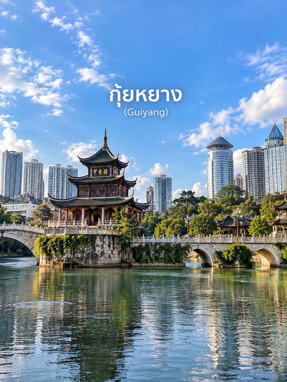 🇨🇳🏮 กุ้ยหยาง (Guiyang / 贵阳) — เมืองแห่งขุนเขาและวัฒนธรรม เสน่ห์อีกมุมของจีนที่น่าไปสัมผัส ⛰️✨