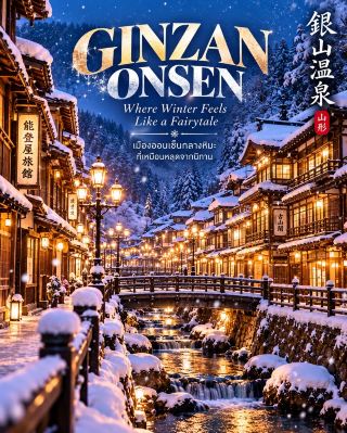 ❄️️ GINZAN ONSEN — เมืองเล็ก ๆ ที่ทำให้เราอยากให้ฤดูหนาวยาวนานกว่านี้