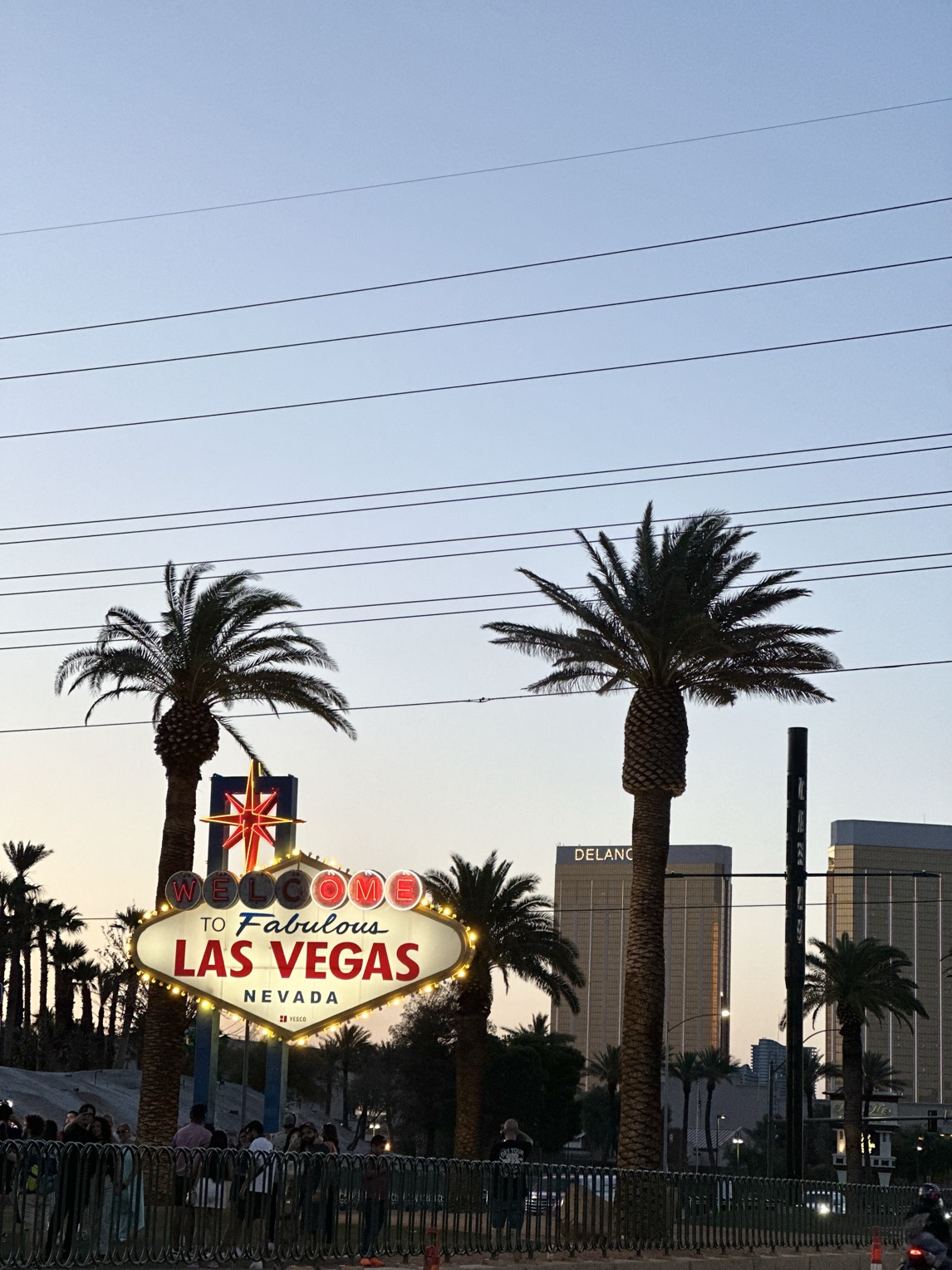 Welcome To Fabulous Las Vegas sign at night, Please attribu…