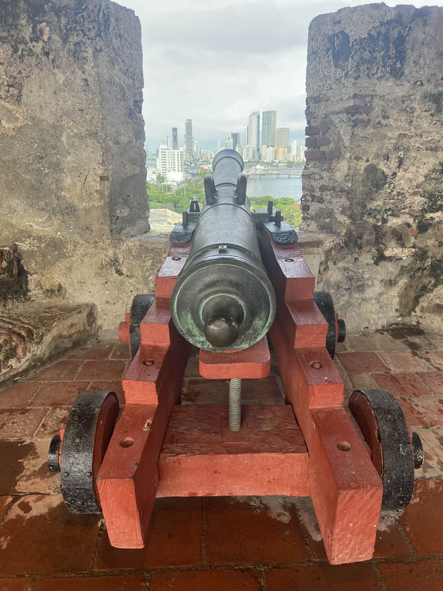 Fortress Towering Over the City of Cartagena 