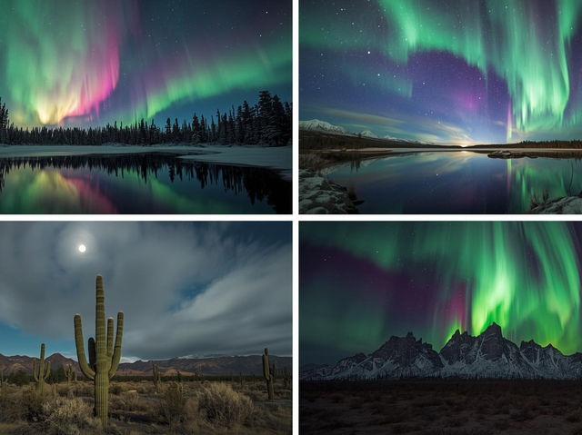 Winter’s Neon Sky Tripcom✨ Winter’s Neon Sky Tripcom✨