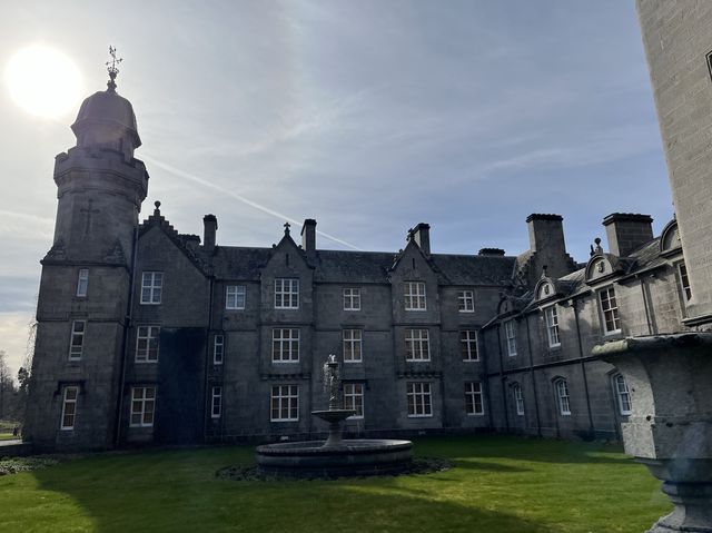 Balmoral Castle-where Queen Elizabeth stayed