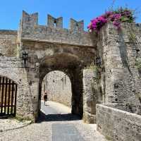 Rhodes island, Greece. The old town.