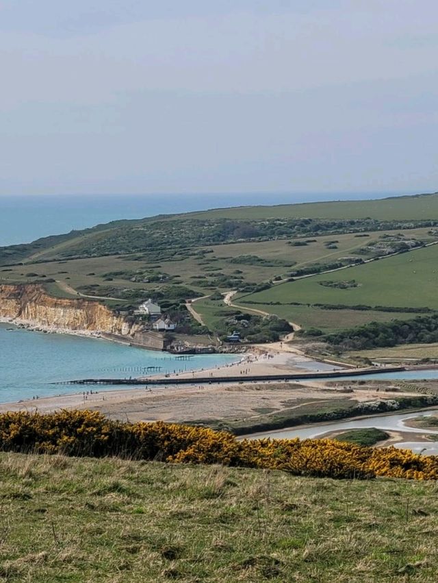 Perfect Spring Sunday at Seven Sisters Cliffs