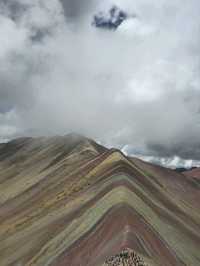 해외여행 페루 5000m의 고산 Vinicunca Rainbow Mountain