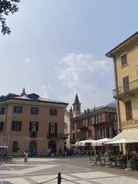Picturesque town and delightful water