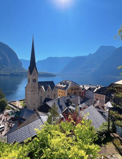 HALLSTATT: A VILLAGE WHERE HOUSES ARE HUNG AGAINST THE MOUNTAINS
