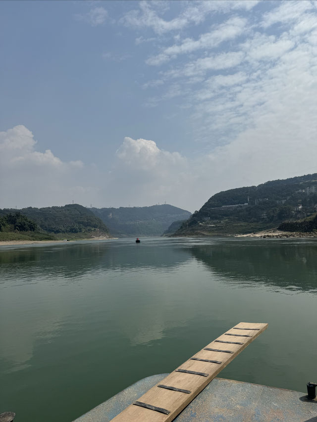 周末踏青賞花好去處，北碚澄江渡口