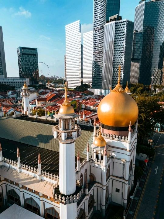 Beautiful Sultan Mosque in Singapore 🇸🇬🕌