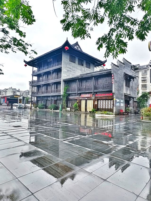 雨後的街景還是很美~玉山縣七里街