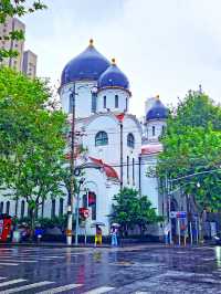 上海近代優秀建築，美輪美奐東正教堂。