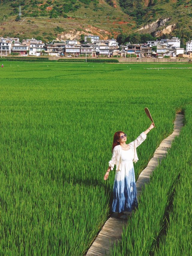 大理｜喺棲田小院，聽風嘅聲音