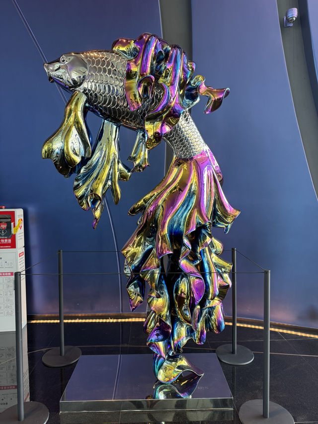 Where the Golden Lion Guards a Futuristic Dream