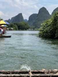 Yulong River Bamboo rafting from Jima Wharf