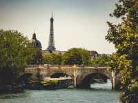 The Eiffel Tower in Paris! 🇫🇷✨