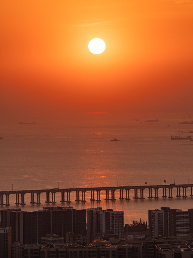 深圳頂級日落大賞奔赴一場零成本的浪漫