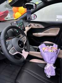 6W+提車快樂誰懂啊!比亞迪海鷗直接戳中女生心巴