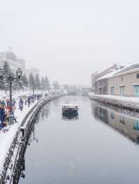 冬日小樽的浪漫物語雪與運河的日與夜