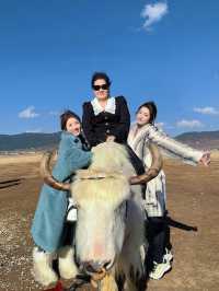 晴空下的香格里拉漫步-還有可以騎