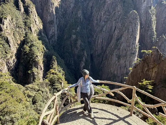 女大爬黃山 不住宿版路線